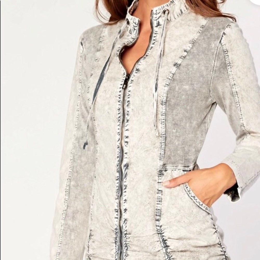 Sophisticated Jacket acid wash